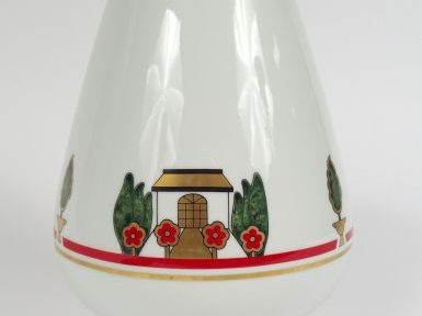 Vase en porcelaine de Limoges pour Cartier, à décor stylisé de style A