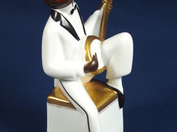 ROBJ. Collection par Villeroy et Boch. Quatre sujets en porcelaine pol