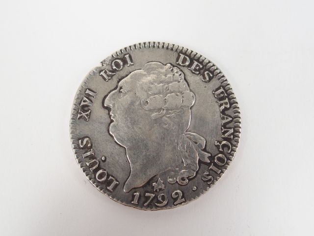 Ecu constitutionnel, 1792-Rouen. D. 1718 Très bel exemplaire. Poids: 2