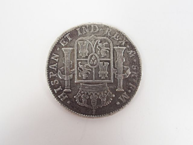 Ecu de Charles III d'Espagne1799- Mexico.  Revers corrodé. TB Poids: 2