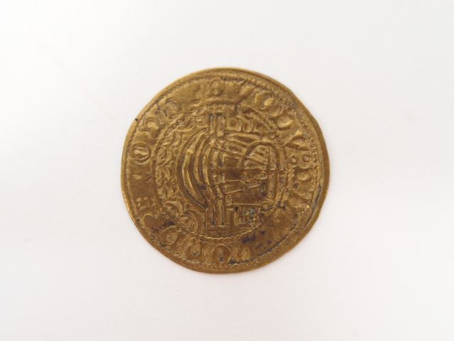 Jeton en laiton, XVIème-XVIIème.