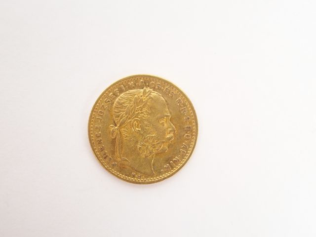 Pièce de 20 Florins or, Ferencz Jozsef, 1885. Poids: 6,4gr