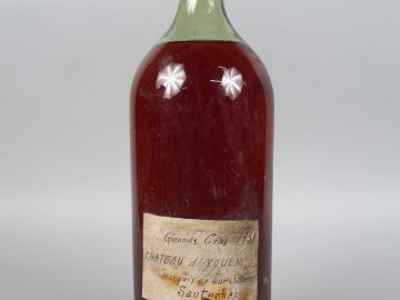 1 DOUBLE MAGNUM (3 L) - CHÂTEAU D'YQUEM - ETIQUETTE MANUSCRITE - MISE 