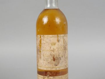 1 BOUTEILLE - CHÂTEAU D'YQUEM 1ER CC SUPERIEUR SAUTERNES - 1987 - LB/E
