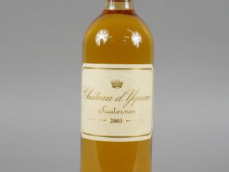 Vente aux enchères 1 BOUTEILLE - CHÂTEAU D'YQUEM 1ER CC SUPERIEUR SAUTERNES - 2003