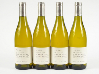Vente aux enchères 4 BOUTEILLES CHASSAGNE MONTRACHET 'LA ROMANEE' V. DANCER - 2006