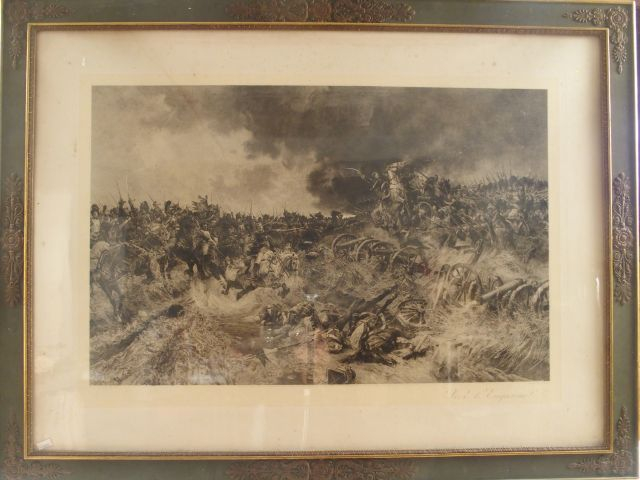 Grande lithographie d'après François Flameng, " Vive l'empereur ".  76