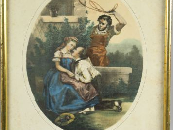 Raymond ESPINASSE. "Etude de nus".  Dessin. Signé en bas à droite.