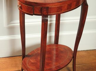 Vente aux enchères Guéridon oblong Napoléon III de style transition Louis XV-Louis XVI en