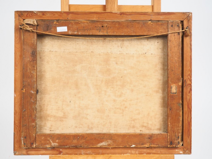 POUYFOURCAT. "Nature morte" Huile sur toile, signée en bas à gauche et