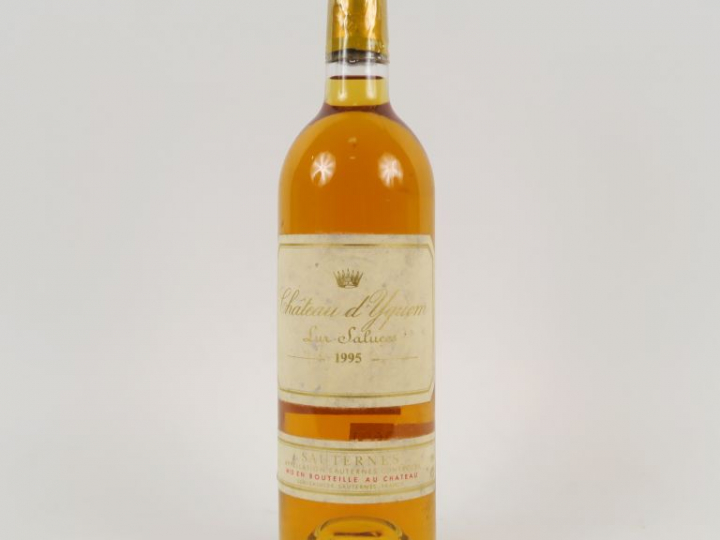 1 BOUTEILLE CHÂTEAU D'YQUEM 1er CCS SAUTERNES - 1995 - ETLT