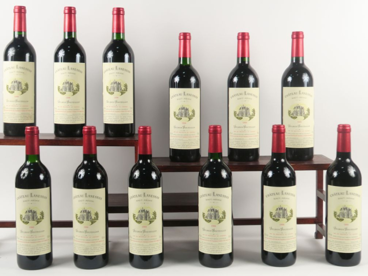 12 BOUTEILLES CHÂTEAU LANESSAN HAUT MÉDOC - 1998 - CBO
