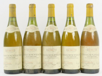 Vente aux enchères 5 BOUTEILLES CHASSAGNE MONTRACHET 'CLOS SAINT MARC' A. NOIROT CARRIÈRE