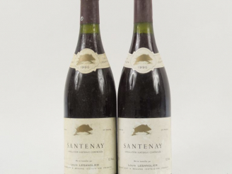 Vente aux enchères 2 BOUTEILLES SANTENAY LOUIS LESANGLIER - 1995