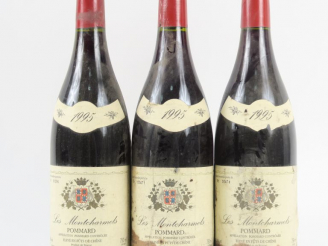 Vente aux enchères 3 BOUTEILLES POMMARD 'LES MONTCHARMETS' P. LAFOREST - 1995 - 2 ET