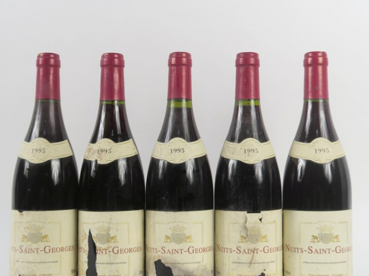 5 BOUTEILLES NUITS SAINT GEORGES CHAUVENET CHOPIN - 1995 - 4 EA