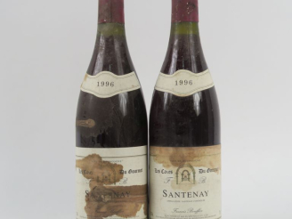Vente aux enchères 2 BOUTEILLES SANTENAY LES CAVES DU GOURMET - 1996 - 1 ET