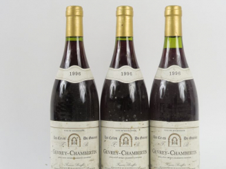 Vente aux enchères 3 BOUTEILLES GEVREY CHAMBERTIN FRANCOIS BOUFFIER - 1996