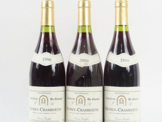 Vente aux enchères 3 BOUTEILLES GEVREY CHAMBERTIN FRANCOIS BOUFFIER - 2000