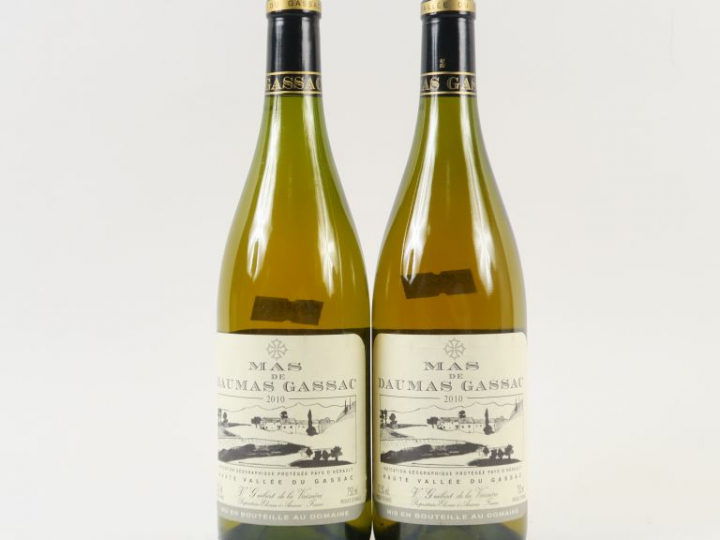 2 BOUTEILLES MAS DE DAUMAS GASSAC BLANC - 2010