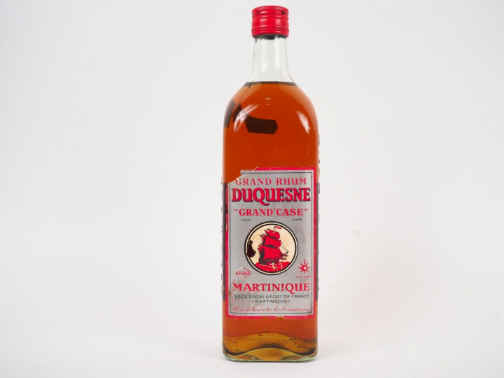 1 BOUTEILLE (1 L) GRAND RHUM DUQUESNE 'GRAND CASE' 45° - COLLERETTE AB