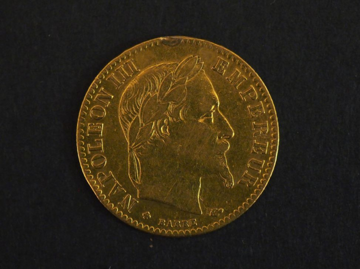 Pièce de 10 Francs or 1867 FRAIS ACHETEUR : 10 % HT   