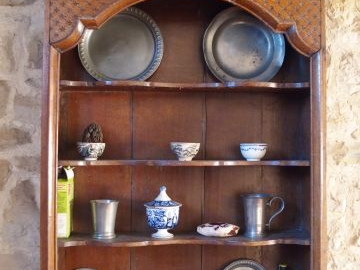 Etagère murale en chêne