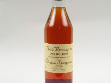 1 BOUTEILLE BAS ARMAGNAC FOLLE BLANCHE DOMAINE BOINGNERES - 2001 - MIS
