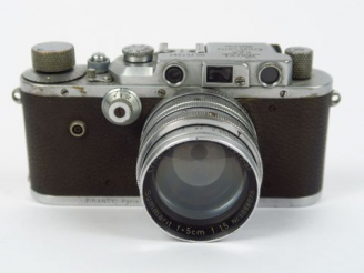 Vente aux enchères Leitz : Leica IIIa objectif  Summarit 1,5/5cm N°1098075  Cond : Bel ét