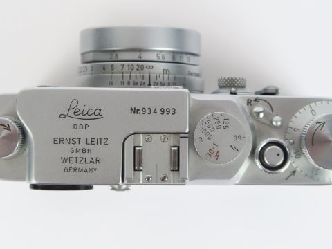 Leitz :Leica IIIG -1958- N° 934993 objectif Elmar 2,8/5cm N°1550830  C