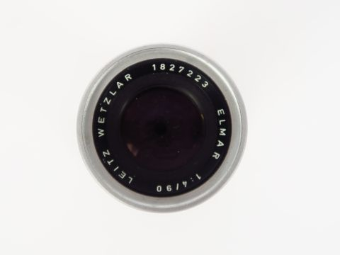 Leitz : Elmar 4/90 M   N°1827223, bouchons Cond : Etat de neuf