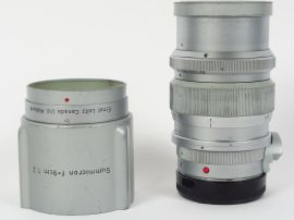 Vente aux enchères Leitz : Summicron 2/9cm M N° 1580306 Canada LTD Midland parasoleil Mid