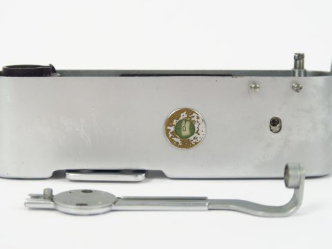 Leitz :Leica Motor 1444 Mooly chromé, cuillère de déclenchement   Cond