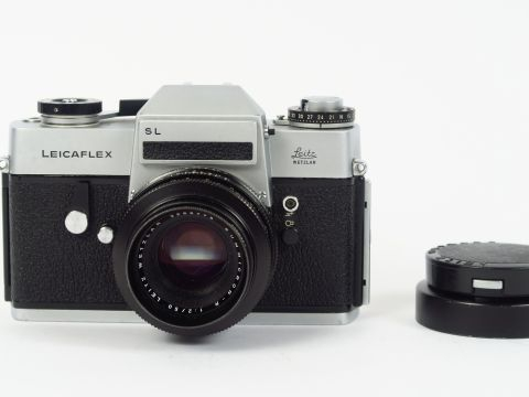 Leitz:Leicaflex SL N°1202690 objectif Summicron  R 2/50 N°2266775 sacT
