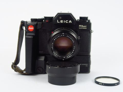 Leitz : Leica R3 Mot électronic, Moteur Winder R objectif Summilux R 1
