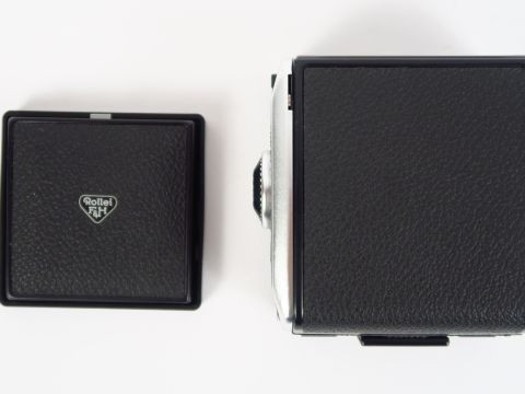 Rolleiflex : SL66 N°21903 , objectif Planar 2,8/80  N°5361929  capucho