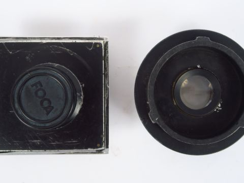 Deux objectifs : Un Zeiss Protarlinse F 350 sur obturateur Compur Un  