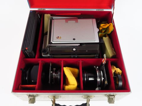 Linhof :Technika 13x18 trois objectifs ,   Symmar 5,6/210 , Super Angu