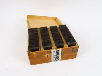 Vente aux enchères Deux cents plaques de verres Stéréo 45x107 Positives guerre 14-18.  Co