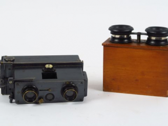 Vente aux enchères Richard : Vérascope Stéreo 45x107 objectifs sans marque ,dispositif pn