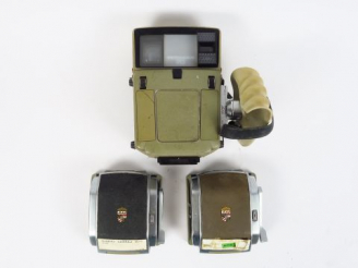 Vente aux enchères Linhof : Linhof 70 objectif Symmar 5,6/100 , 2 dos 56x72   Cond : Bon 