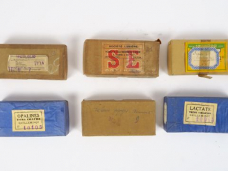 Vente aux enchères Plaques Stéréo 6x13 négatives, 2 boîtes complètes, 4 boîtes incomplète