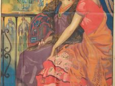 Affiche espagnole 1928 'Granada Fiestas del Corpus Christi'. Par J. Ca