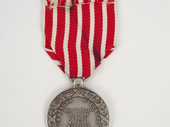 Médaille commémorative de l’expédition d'Italie (1859), attribuée aux 