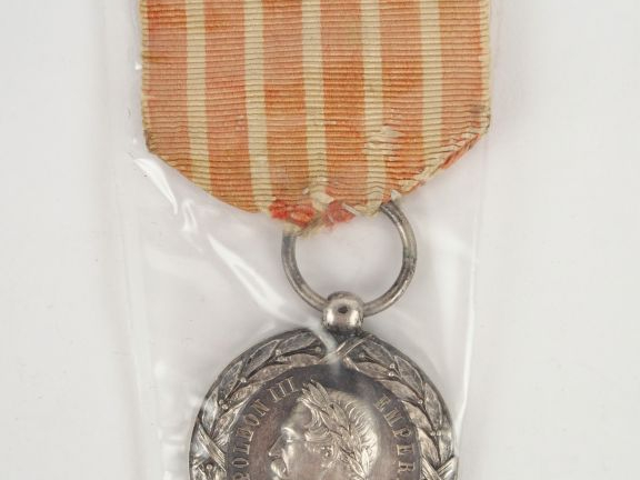 Médaille commémorative de l’expédition d'Italie (1859), attribuée aux 