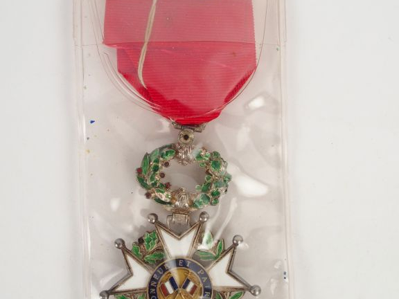 Etoile de chevalier de la légion d'honneur Troisième République à l'or