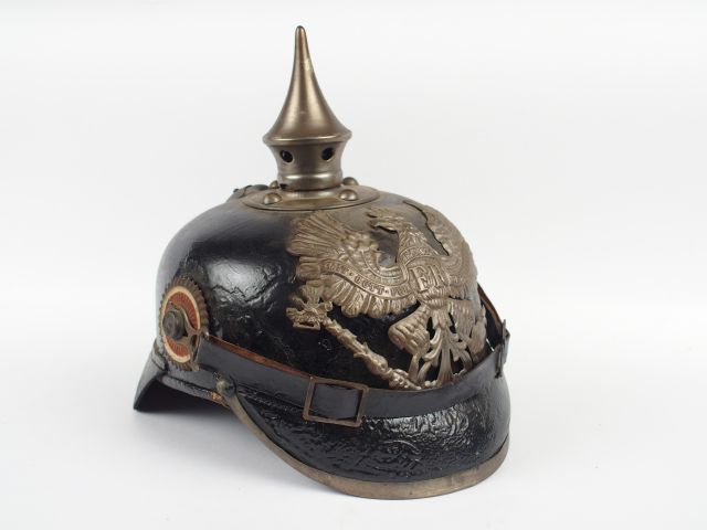  Casque à pointe modèle 1915 de troupe infanterie dit petit gris, gran