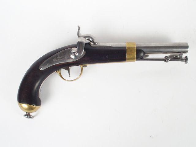 Pistolet de Marine réglementaire modèle 1837, fabrication « Manufactur