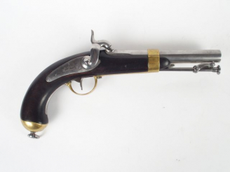 Vente aux enchères Pistolet de Marine réglementaire modèle 1837, fabrication « Manufactur