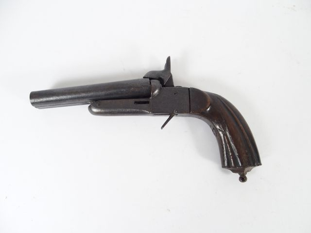 Pistolet double à canon basculant en table à broche calibre 12mm, déte